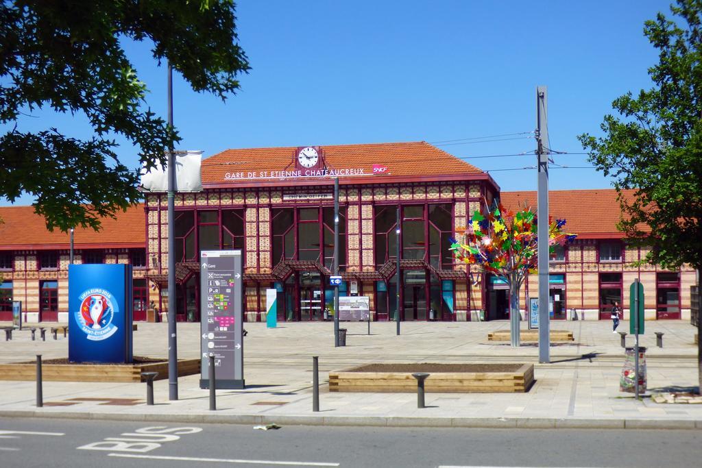 Terminus Du Forez Saint-Etienne Centre Gare Chateaucreux Hotel Екстериор снимка